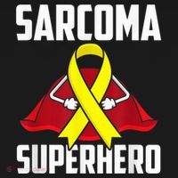 Sarcoma Superhero Survivor Warrior Chemo Fighter Button thumb 1