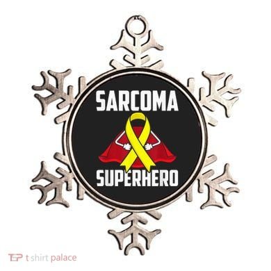 Sarcoma Superhero Survivor Warrior Chemo Fighter Ornament