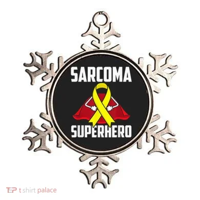 Sarcoma Superhero Survivor Warrior Chemo Fighter Ornament