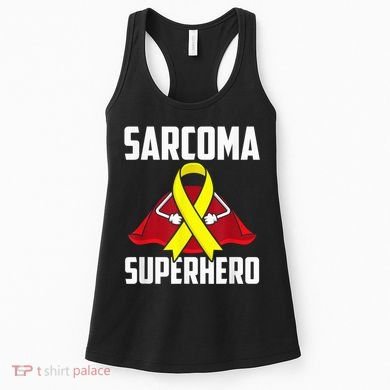 Sarcoma Superhero Survivor Warrior Chemo Fighter Women's Tank Top