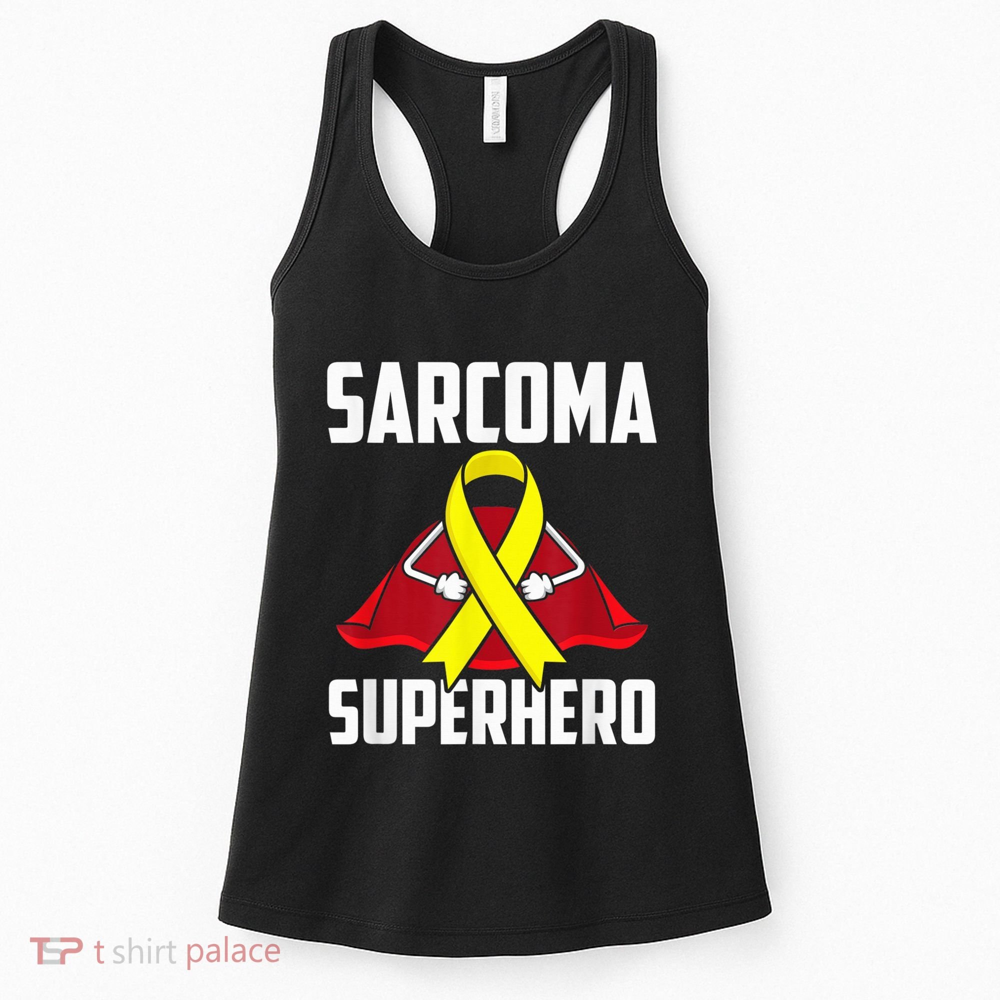 Sarcoma Superhero Survivor Warrior Chemo Fighter Women's Tank Top