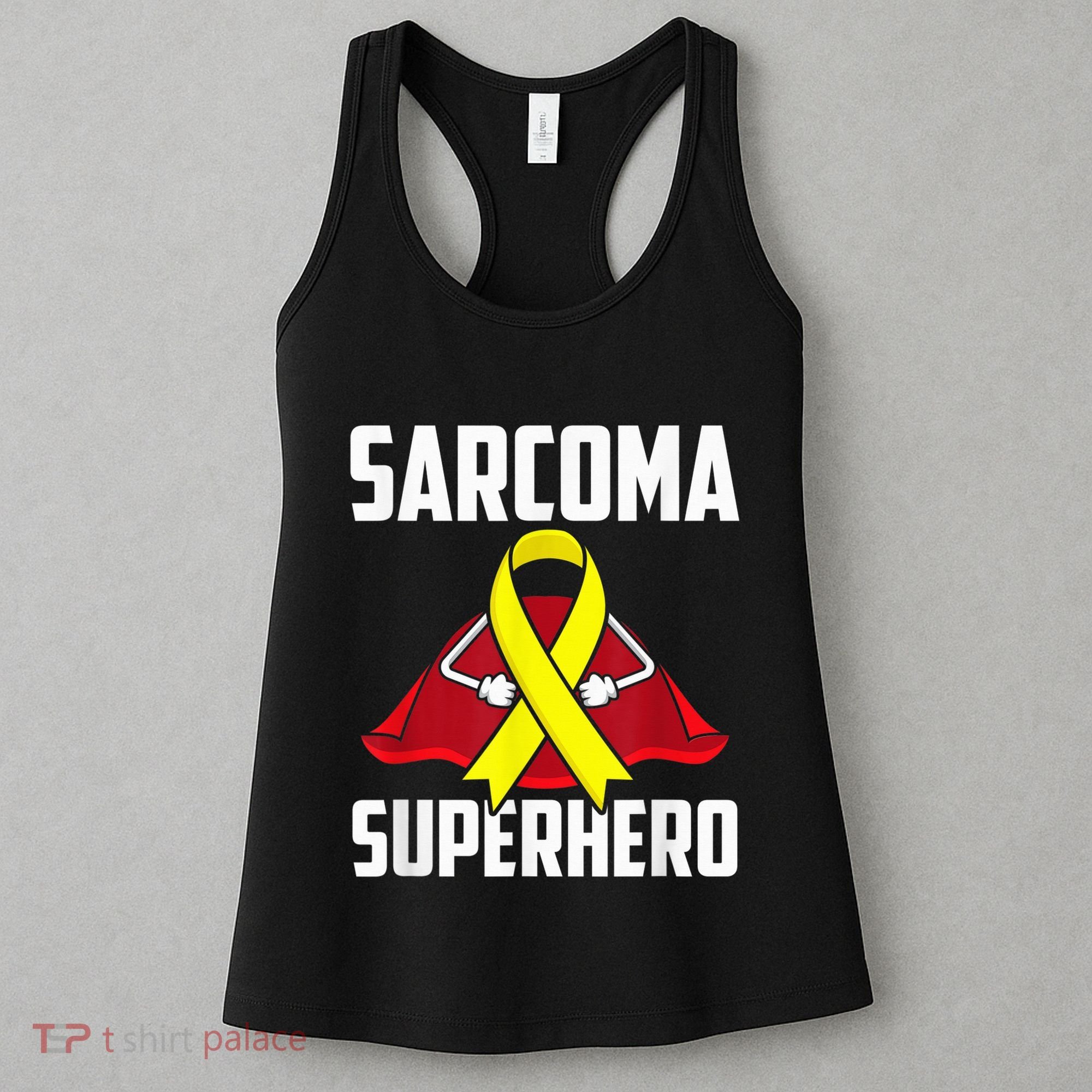 Sarcoma Superhero Survivor Warrior Chemo Fighter Women's Tank Top
