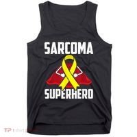 Sarcoma Superhero Survivor Warrior Chemo Fighter Tank Top thumb 0