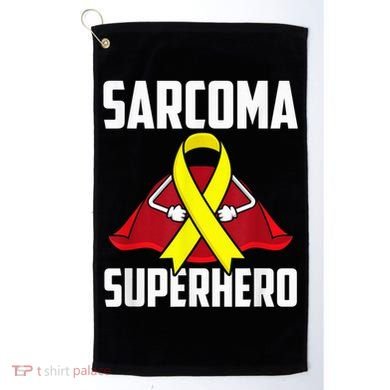Sarcoma Superhero Survivor Warrior Chemo Fighter Golf Towel