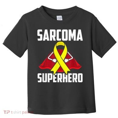Sarcoma Superhero Survivor Warrior Chemo Fighter Toddler T-Shirt