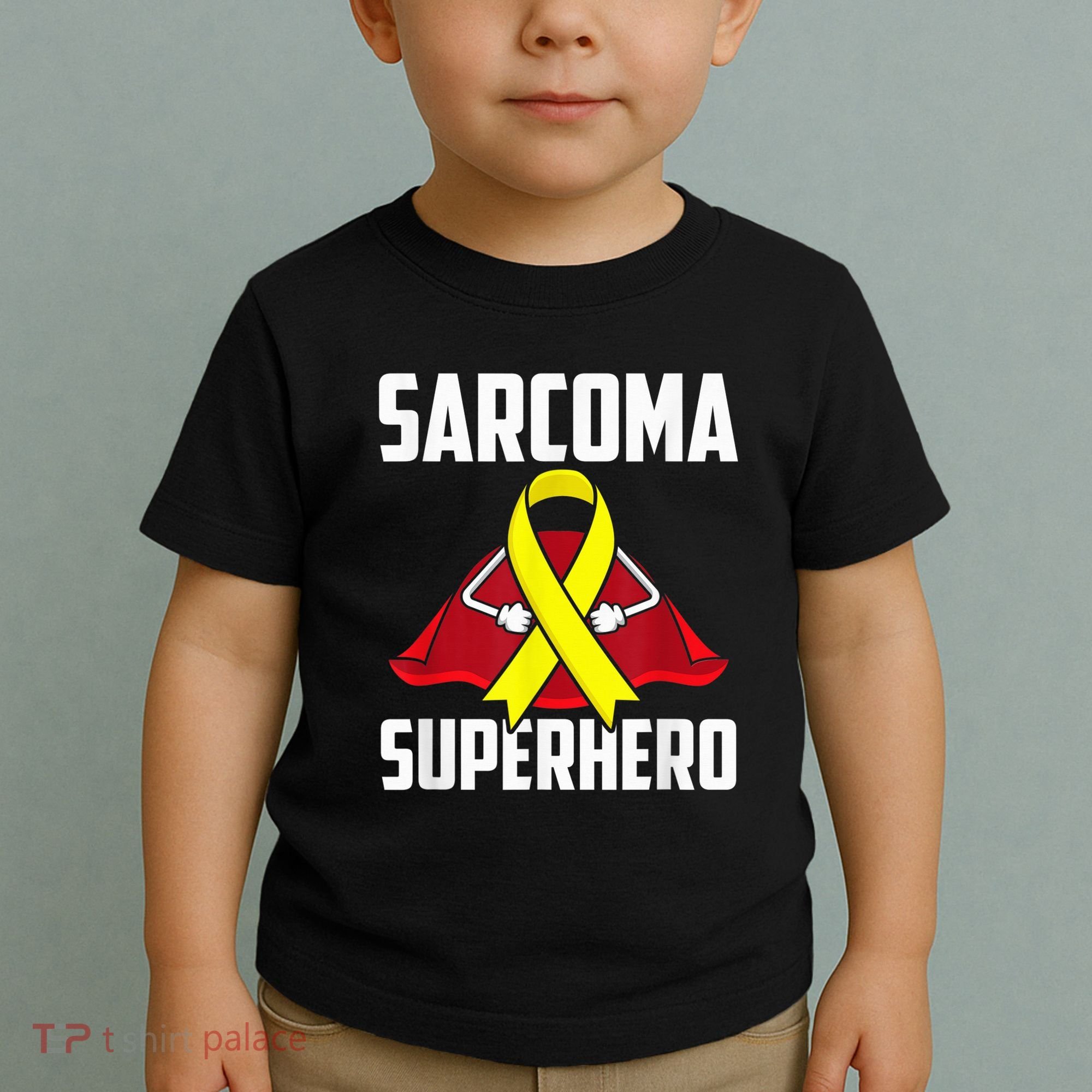 Sarcoma Superhero Survivor Warrior Chemo Fighter Toddler T-Shirt