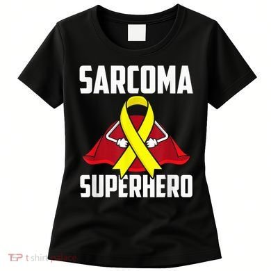 Sarcoma Superhero Survivor Warrior Chemo Fighter Women's T-Shirt