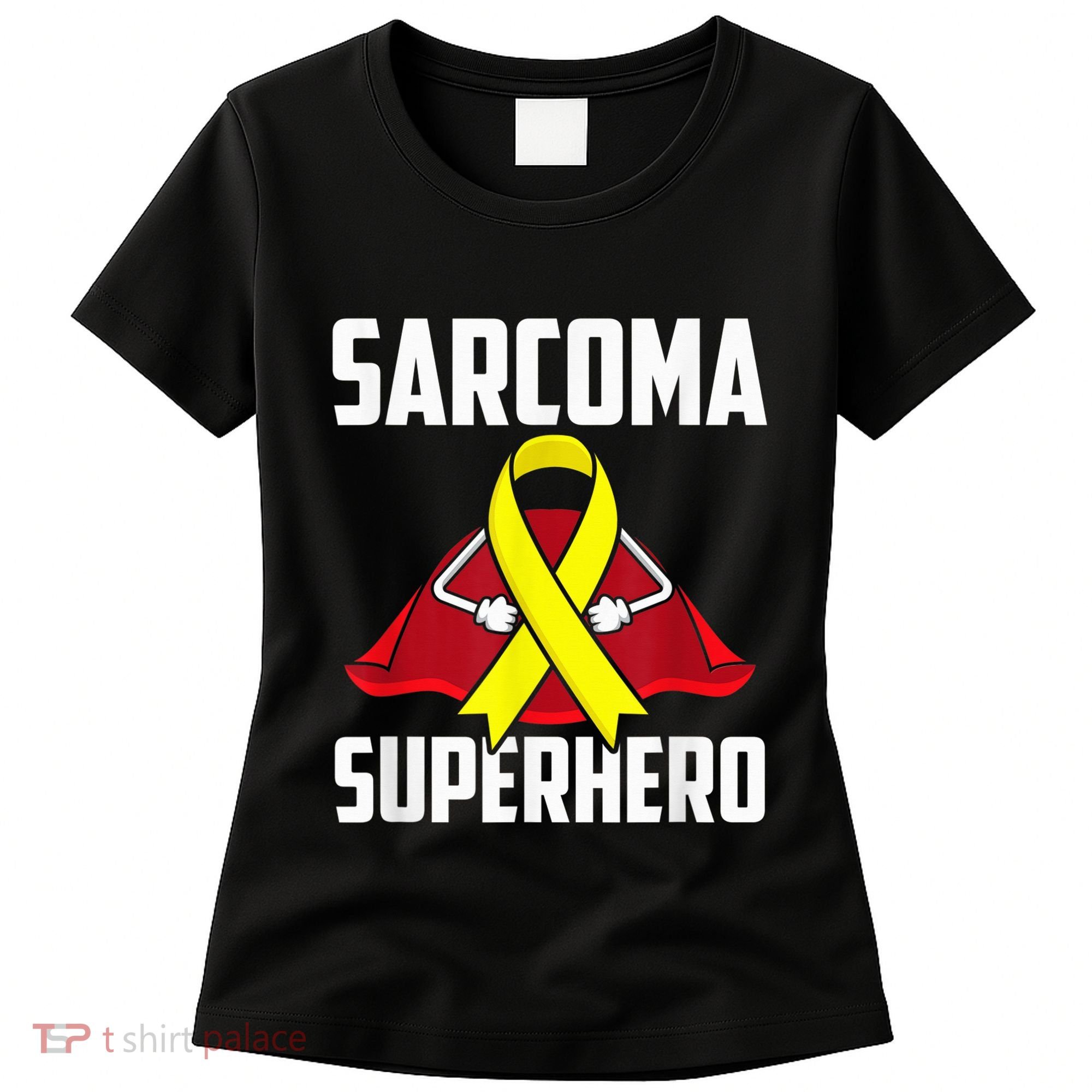 Sarcoma Superhero Survivor Warrior Chemo Fighter Women's T-Shirt