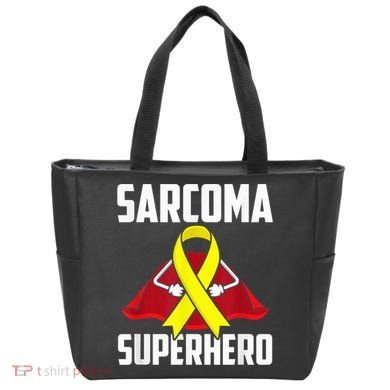 Sarcoma Superhero Survivor Warrior Chemo Fighter Tote Bag