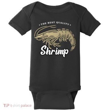 Shrimp Seafood Baby Bodysuit