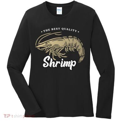 Shrimp Seafood Women's Long Sleeve Shirt