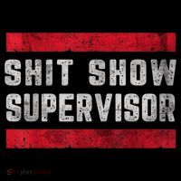Shit Show Supervisor Sarcastic Distressed Doggie Tank thumb 4