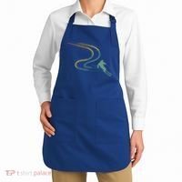 Skiing Ski Snow Heartbeat Retro Meaningful Gift Apron thumb 2