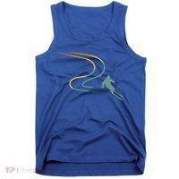 Skiing Ski Snow Heartbeat Retro Meaningful Gift Tank Top thumb 0