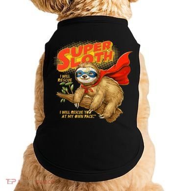 Super Sloth Doggie Tank