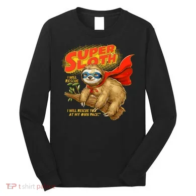 Super Sloth Long Sleeve Shirt