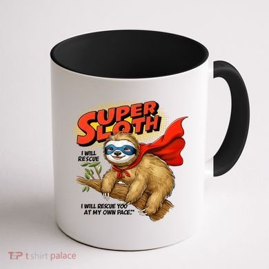Super Sloth Coffee Mug back