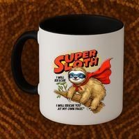 Super Sloth Coffee Mug thumb 2