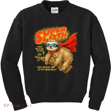 Super Sloth Kids Sweatshirt