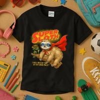 Super Sloth Kids T-Shirt thumb 3