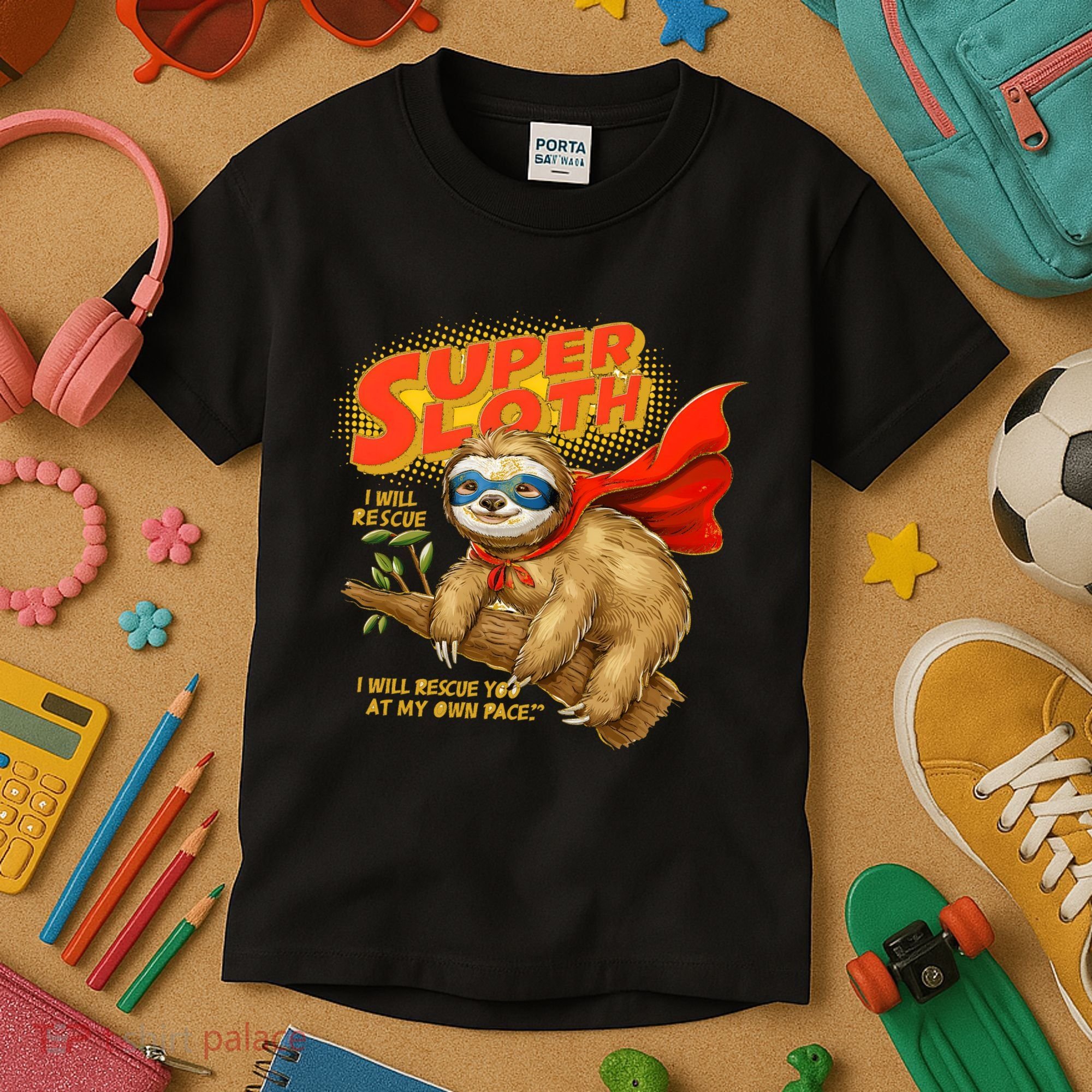 Super Sloth Kids T-Shirt