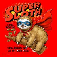 Super Sloth Santa Hat thumb 1
