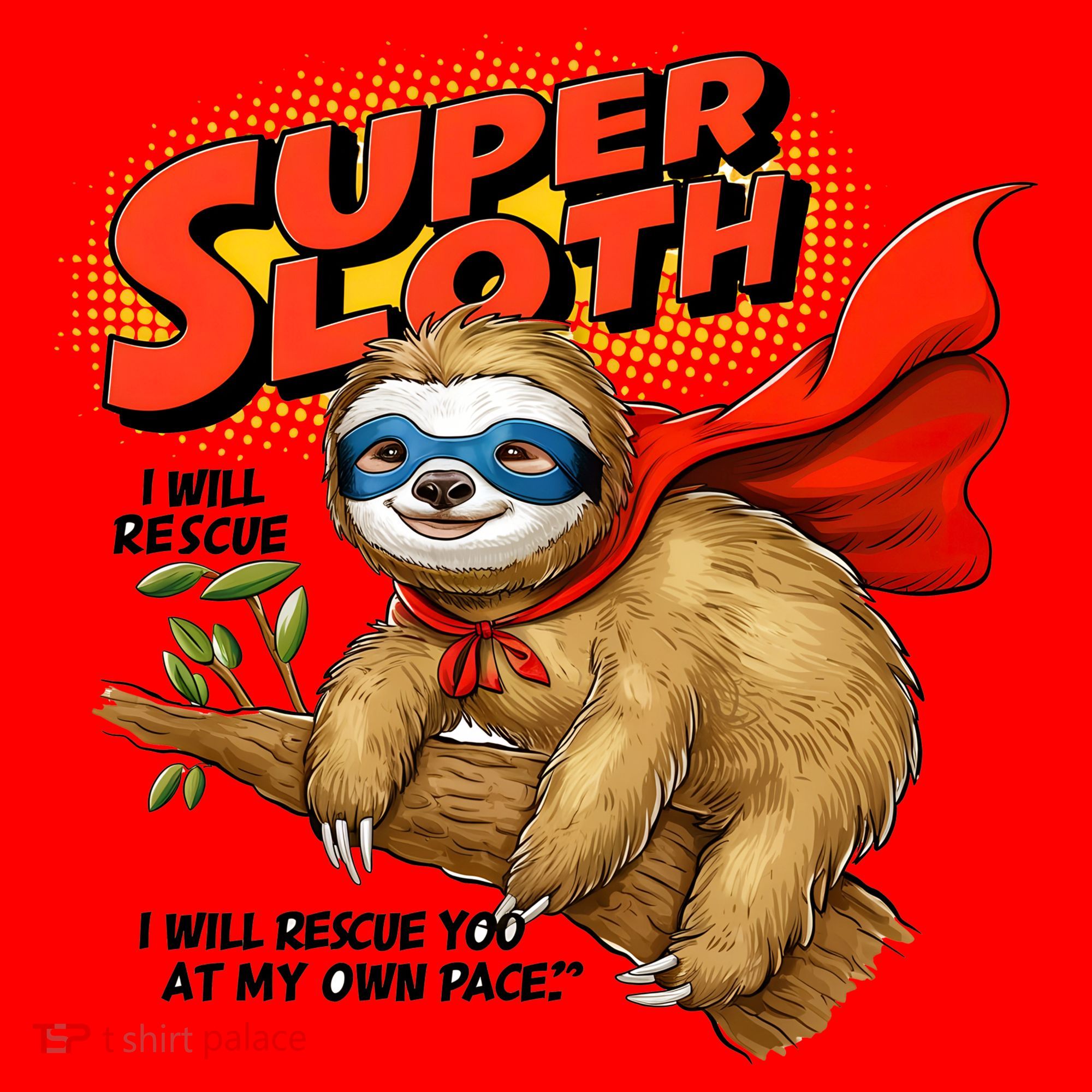 Super Sloth Santa Hat