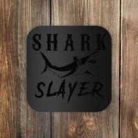 Shark Slayer Shark Fishing & Salt Water Anglers Coaster thumb 0