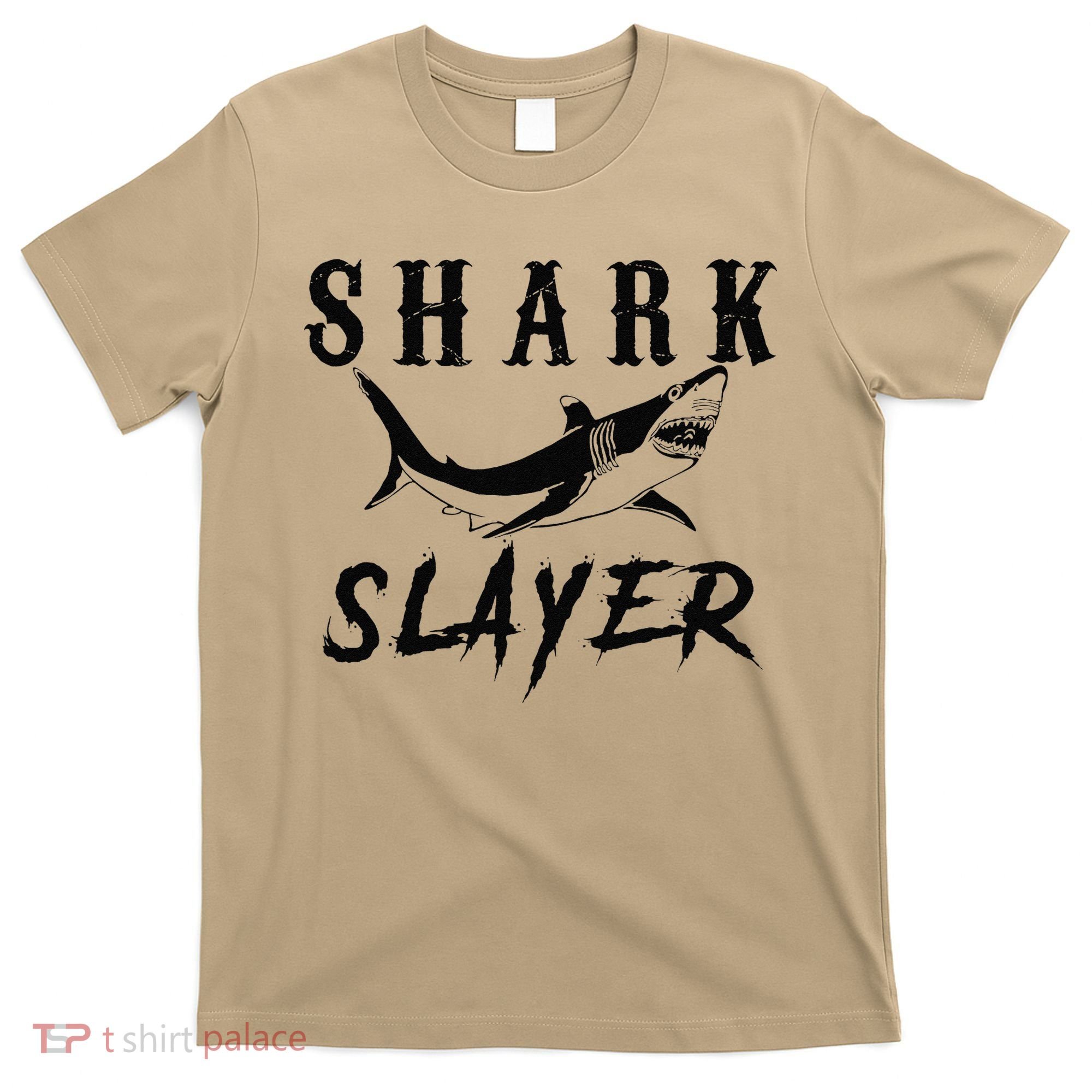 Shark Slayer Shark Fishing & Salt Water Anglers T-Shirt
