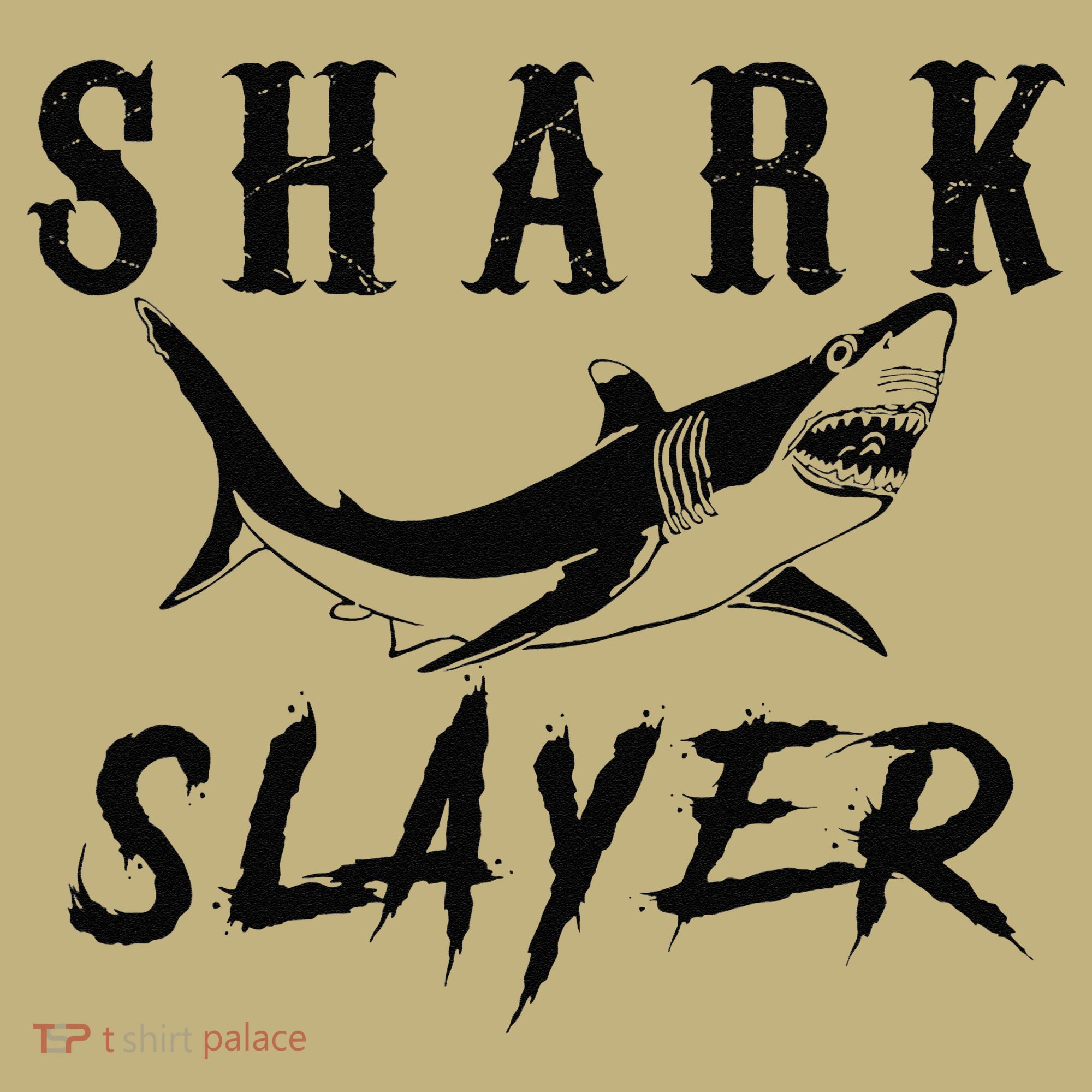 Shark Slayer Shark Fishing & Salt Water Anglers T-Shirt