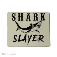 Shark Slayer Shark Fishing & Salt Water Anglers Mousepad thumb 0