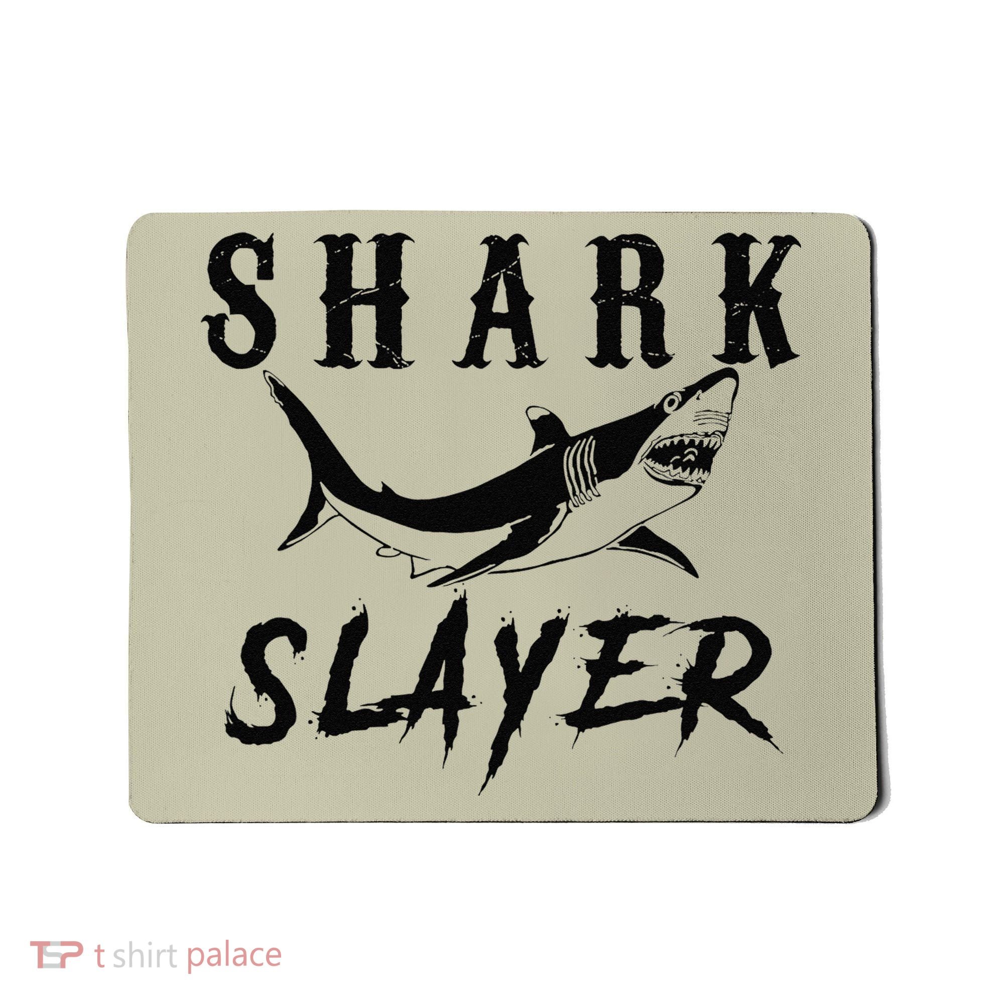 Shark Slayer Shark Fishing & Salt Water Anglers Mousepad