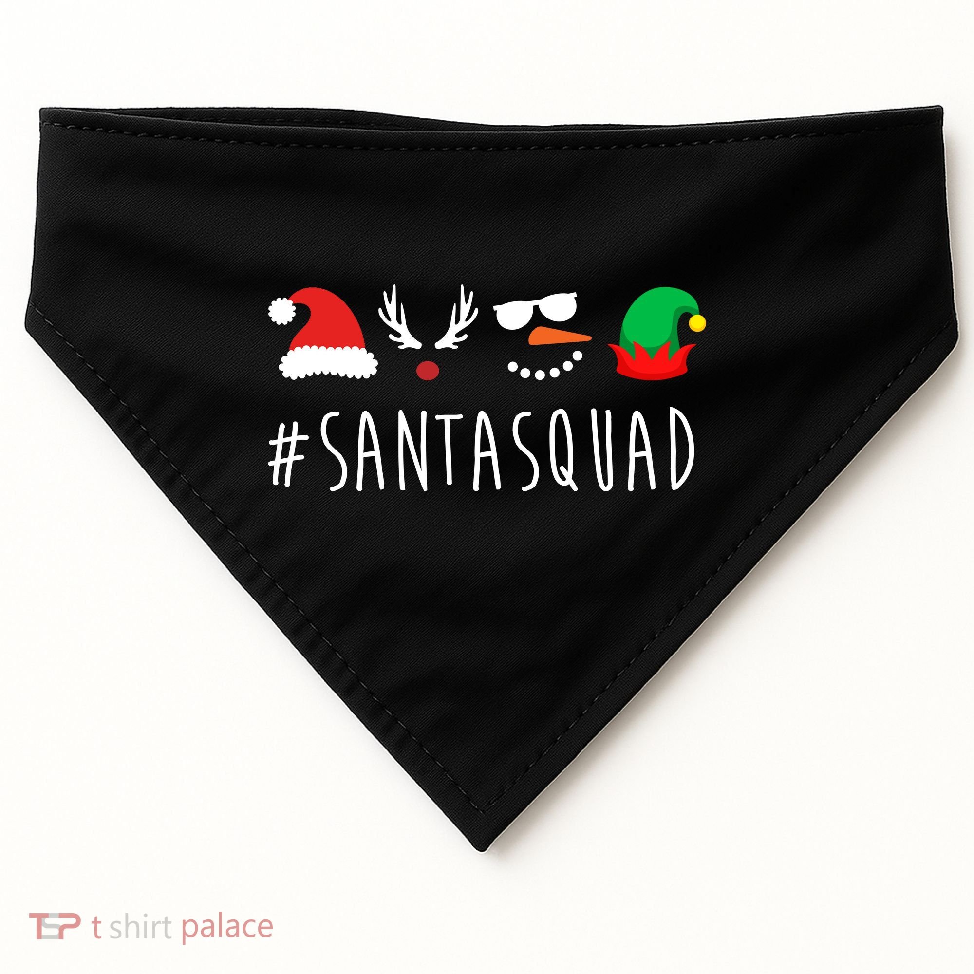 Santa Squad USA-Made Doggie Bandana