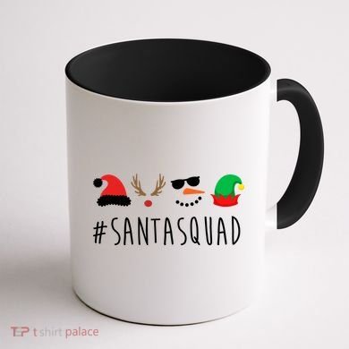 Santa Squad Coffee Mug back