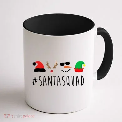 Santa Squad Coffee Mug back