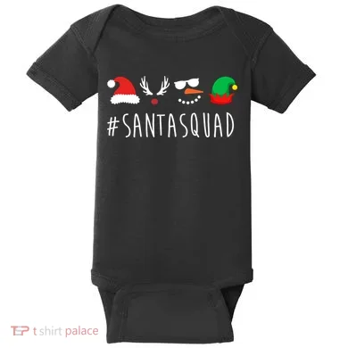 Santa Squad Baby Bodysuit