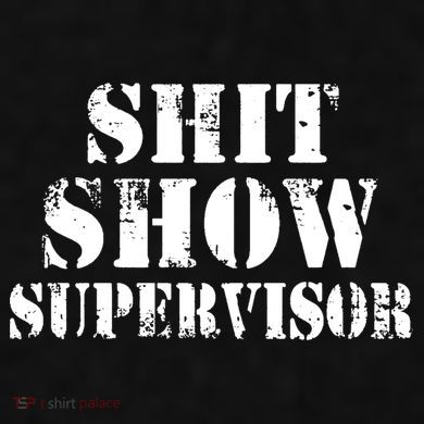Shit Show Supervisor Ladies PosiCharge Tri-Blend Wicking Tank
