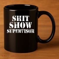 Shit Show Supervisor 11oz C Handle Ceramic Mug thumb 3