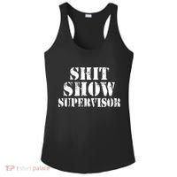 Shit Show Supervisor Ladies PosiCharge Competitor Racerback Tank thumb 0