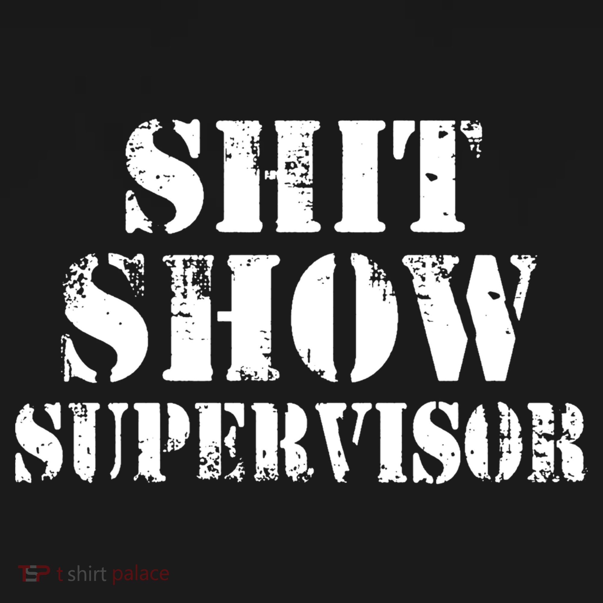 Shit Show Supervisor Cropped Pullover Crew