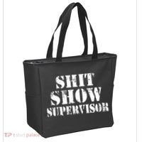 Shit Show Supervisor Tote Bag thumb 2