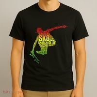 Skateboard Skater Slang Retro Skaterboarding T-Shirt thumb 3