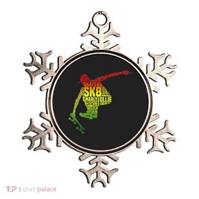 Skateboard Skater Slang Retro Skaterboarding Ornament
