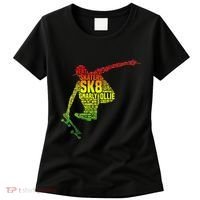 Skateboard Skater Slang Retro Skaterboarding Women's T-Shirt thumb 0