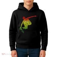 Skateboard Skater Slang Retro Skaterboarding Kids Hoodie thumb 4