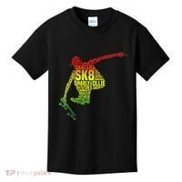 Skateboard Skater Slang Retro Skaterboarding Kids T-Shirt thumb 0