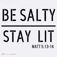 Stay Salty Stay Lit Christian Religious Sweatshirt thumb 3