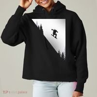 Snowboard Snowboarding Snowboarder Snowboard Ladies Heavyweight Boxy Pullover Hoodie thumb 0