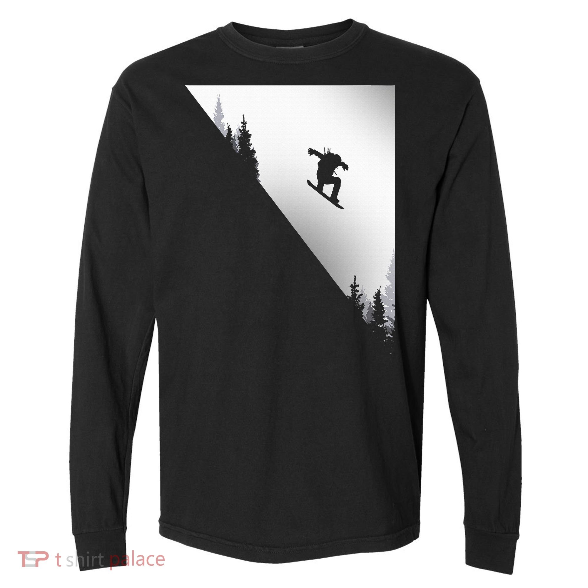 Snowboard Snowboarding Snowboarder Snowboard Comfort Colors Heavyweight Long Sleeve T-Shirt