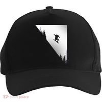 Snowboard Snowboarding Snowboarder Snowboard Five-Panel Snapback Cap thumb 0